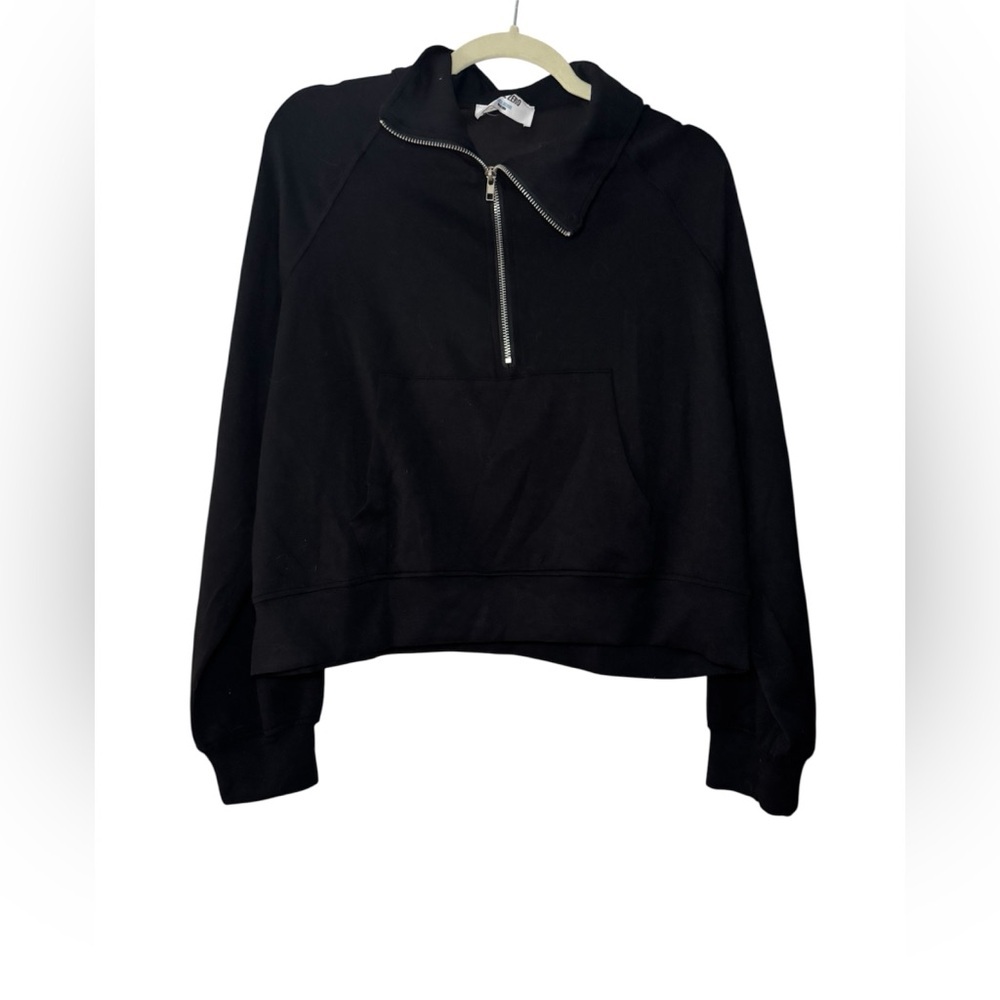 Double Zero Scuba Modal Half Zip Sweatshirt Size L